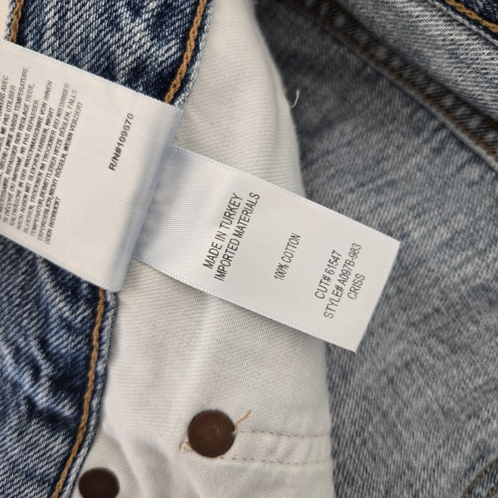 AGOLDE Criss Cross Loose Fit Jeans, 32 - Picture 10 of 12